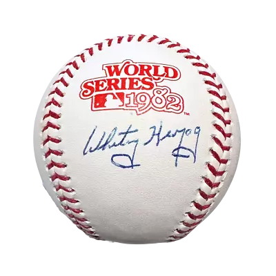 Whitey Herzog St Louis Cardinals Autographed 1982 World Series Baseball JSA COA • $119.99