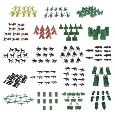 £12.85 • Buy Military War Game Toy Soldiers Army Men Accessories Soil  Monoplane Tent