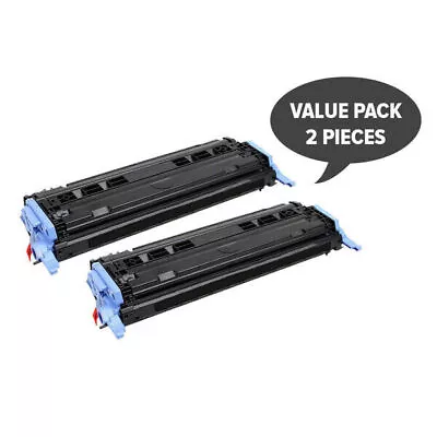 2 X CART-307 Q6000A #124A Black Premium Generic Toner 60-HE6000AX2 • $99.95