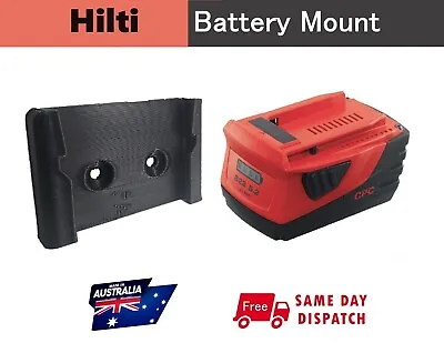 Hilti 22V Battery Wall Mount Holder • $5.99