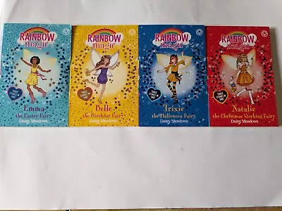 Rainbow Magic Three Stories In One 4 Book Set 12 Stories In Total • £6