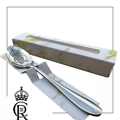 £4.99 • Buy Coronation Emblem King Charles III Spoon With Gift Box King's Coronation Gifts