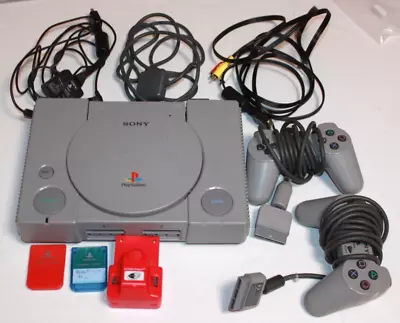 Vintage Sony Playstation 1 Video Game Console & Accessories • $39.99