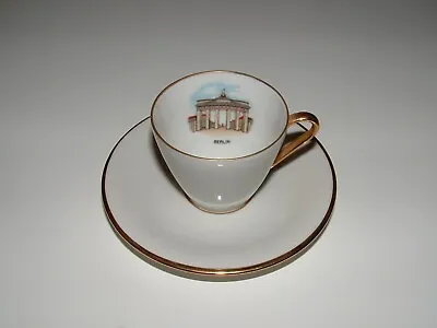$19.99 • Buy Gerold Porzellan Bavaria - Berlin Design Demitasse Tea Cup & Saucer, Pre-owned