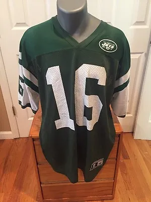 Signed Starter New York Jets Vinny Testaverde #16 NFL Jersey Mens 48 Size L • $69.99