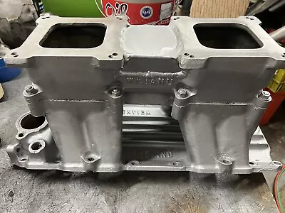 Vintage Weiand BBC Rectangle Port 2x4 Tunnel Ram Intake Manifold • $449.99