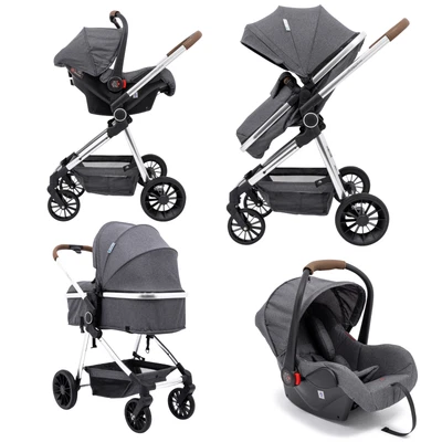 £219.99 • Buy For Your Little One LITE 3 In 1 Travel System - Slate Grey