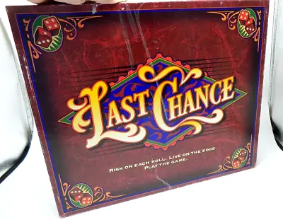 $29.95 • Buy LAST CHANCE Dice Rolling Board Game Vintage 1995 Milton Bradley  99% Complete