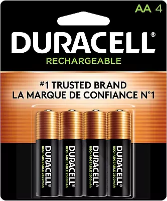 Rechargeable AA Batteries 4 Count Pack Double A Battery For Long-Lasting Power • $26.17