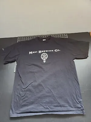 MAUI BREWING CO Men’s T Shirt Size XL Black Beer Ale IPA Hawaii • $22.22