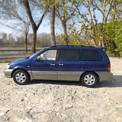$129.99 • Buy 1/18 China DongFeng Kia Carnival Blue Color Diecast Model 