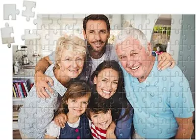 CUSTOM JIGSAW PUZZLE 8  X 6  80 PIECE UNIQUE PUZZLE WITH YOUR PERSONAL PHOTO • $9.99