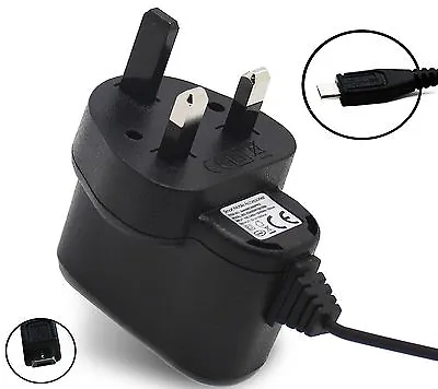 CE Mains Micro USB Data Charger For Samsung Galaxy S2 S3 S4 S5 S6 Ace Note 2 3 4 • £5.49