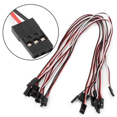 10PCS Servo Extension Leads Wire Cable Connector For RC Futaba JR Male To Female • $6.69