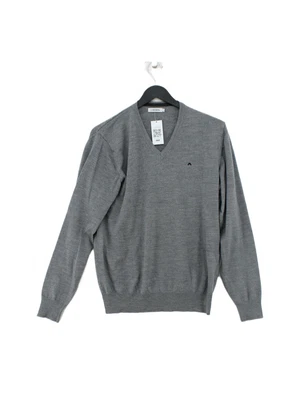 £42.10 • Buy J.Lindeberg Men's Jumper L Grey 100% Wool