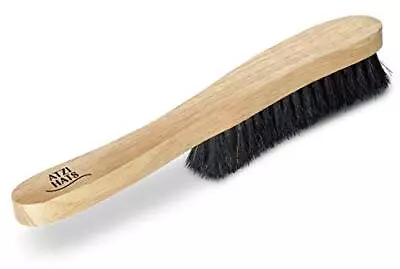 Hat Brush Lint Remover Fedora Duster Brushes For Felt Hats 100% Horse Hair Wood • $11.99