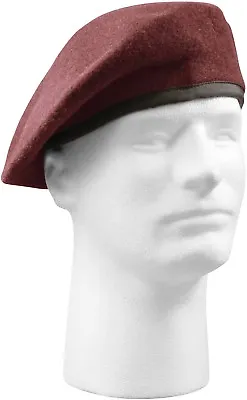 Military Wool Beret - Inspection Ready Pre-Shaved Badge Tactical US Army JROTC • $19.99