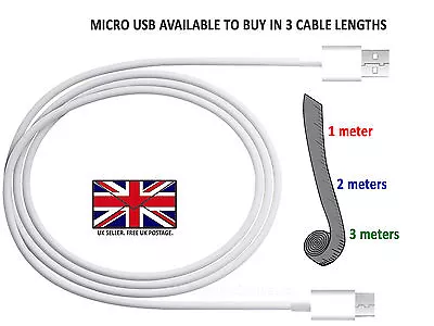 $7.49 • Buy Long USB Charger Charging Cable Lead For Anker A3263 SoundBuds Curve