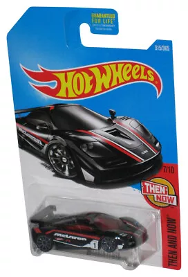 Hot Wheels Then And Now 7/10 (2015) Black McLaren F1 GTR Car 315/365 • £9.96