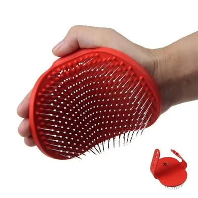 Heavy Duty Pet Grooming Brush Hair Removal Mitts Gentle Comb For Cat Dog • £5.22