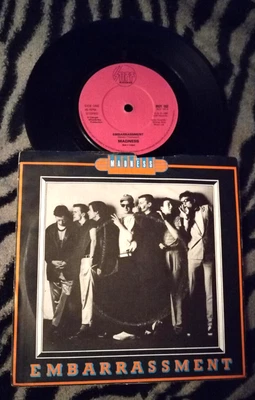 £1.99 • Buy Madness Embarrassment 7  Vinyl Rare Ska 1980 Stiff Records Pink Labels