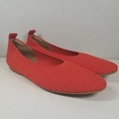 EVERLANE Shoes Red The Day Glove In ReKnit Women’s Size 9.5 Flat Mary Janes • $29.99