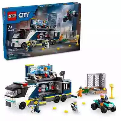 LEGO City Police Mobile Crime Lab Truck Toy 60418 • $45.63