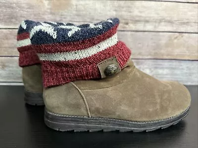 Mukluks American Flag Stars Boots Americana Women’s Size 8 • $29