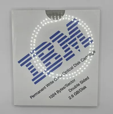 NEW IBM 99F8517 Permanent Write Once 2.6GB MO OPTICAL DISK Cartridge Sealed • $9.99