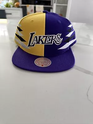 Los Angeles Lakers NBA Basketball Mitchell & Ness DIAMOND CUT Snapback Hat • $24