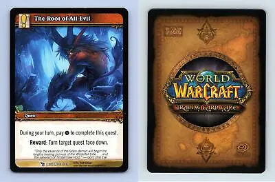 The Root Of All Evil #313/319 March Of The Legion Common Warcraft 2007 TCG Card • $2.09