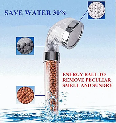 £9.50 • Buy Anion Spa Alkaline Water Shower Head Purifier Water Filters Cleaner Water Saver