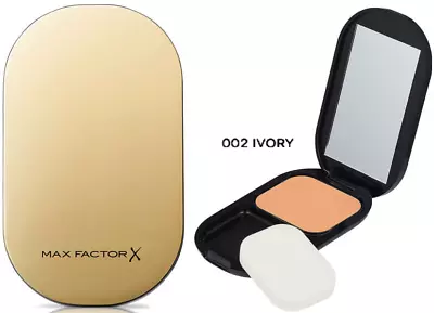 RRP £12 BRAND NEW Max Factor Facefinity Compact Foundation 002 IVORY + Primawear • £8.99