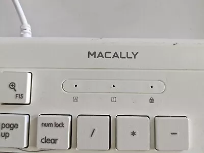 Macally Full Size USB Wired Keyboard (MKEYE) For Mac And PC  • $10