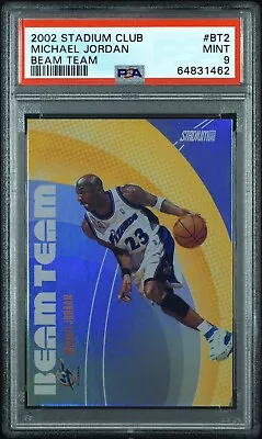 2002 Stadium Club Michael Jordan Beam Team Insert Card #/500 *graded Psa Mint 9! • $2249.99