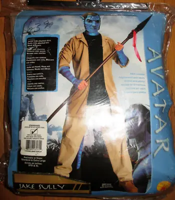 AVATAR JAKE SULLY COSPLAY COSTUME ADULT MEN'S STANDARD SIZE W/ MASK BRAND NEW • $39.99