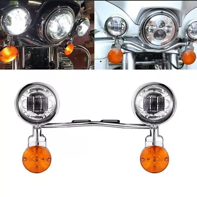 $169.99 • Buy LED Passing Turn Signal Lights Bar For Yamaha V-Star XVS 650 1100/Road Star