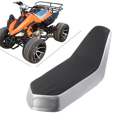 Vinyl Foam Seat Fit 110/125cc Racing Style QUAD DIRT BIKE ATV FOUR WHEELER Black • $37.82