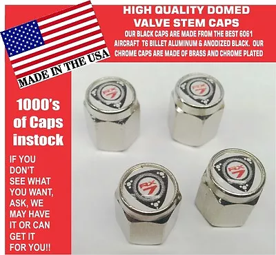 4 Chrome Mazda  RX7  RX 7 Wankel Rotary Engine 12A 13B Valve Stem Caps • $13.99