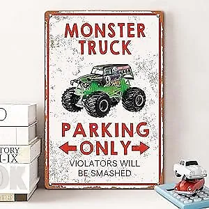 Monster Trucks Decor For Boys Monster Truck Room Decor For Boys Monster Jam  • $16.61