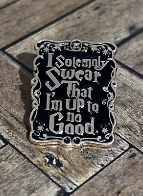 Harry Potter I Solemnly Swear I Am Up To No Good Marauders Map Hat Lapel Pin NEW • $3.49