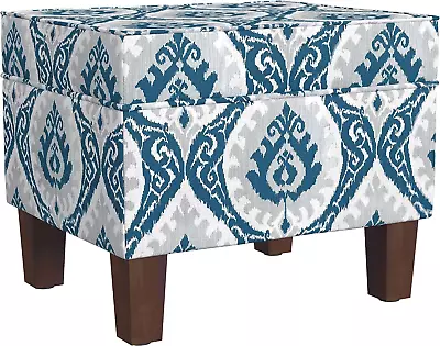 Home Decor |K7646-A877| Upholstered Modern Rectangular Storage Ottoman | Hinged  • $137.45