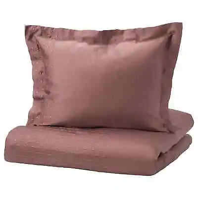 Ikea Praktviva Dark Lilac Purple Double Size Duvet Cover And 2 X Pillow Cases  • £29.99