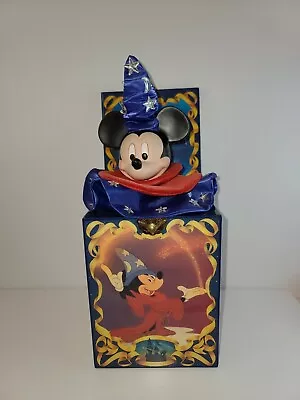 VERY RARE! MICKEY MOUSE ''Sorcerer's Apprentice'' Jack In The Box. WALT DISNEY  • $265.95