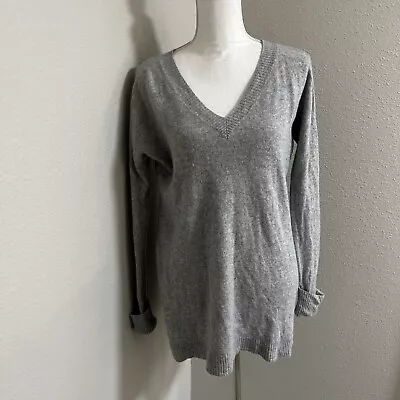 Philosophy Cashmere By Republic Womens Gray Pullover Sweater Size Medium  • $35.99