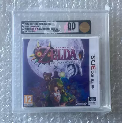 Brand New Sealed Legend Of Zelda Majora's Mask Nintendo 3ds Vga Gold Graded 90 • £279