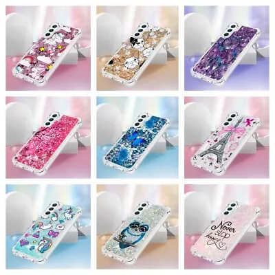 Case For Samsung Galaxy A14 A34 A12 A13 23 Bling Quicksand Shockproof Soft Cover • £1.56