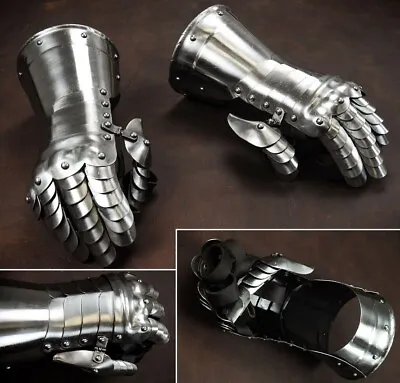 £75 • Buy Late Medieval Gauntlets Ideal For Stage & Costume, Re-enactment & LARP