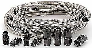 Automatic Transmission Cooler Line Kit -6AN Steel Braided Hose Kit 4R100 4R70W • $259