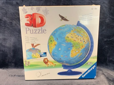 $29.99 • Buy Ravensburger 3D Earth World Globe Puzzle W/Rotating Base - 187 Pieces NEW Sealed